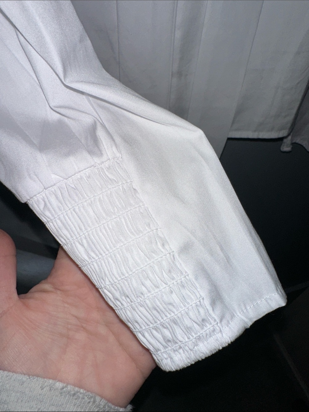 Madewell NWT tie neck button front Top white womens size XS Brand - Picture 9 of 16